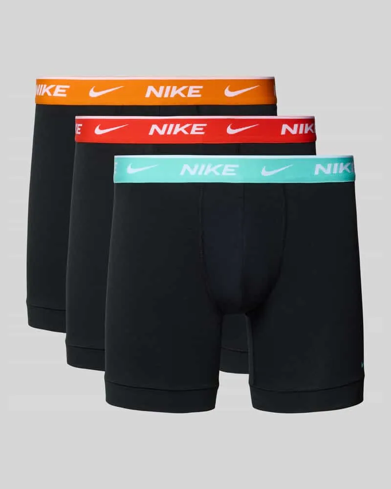 Nike Trunks mit elastischem Bund im 3er-Pack Black