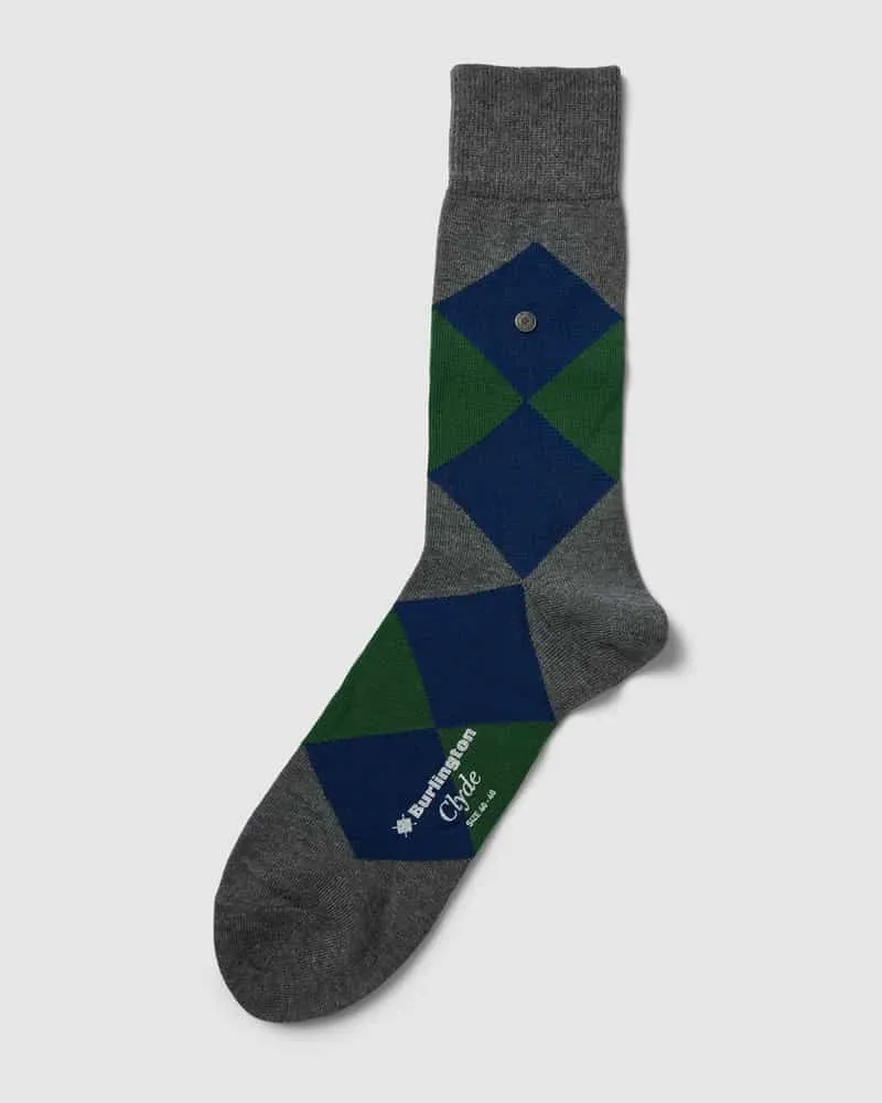Burlington Socken mit Allover-Muster Modell 'Clyde 