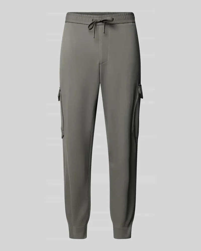 HUGO BOSS Tapered Fit Cargohose mit Gesäßtasche Modell 'Urbanex 
