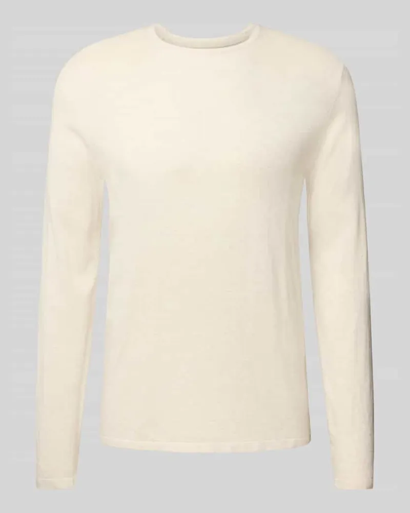 Christian Berg Regular Fit Pullover aus reiner Baumwolle in Strick-Optik 