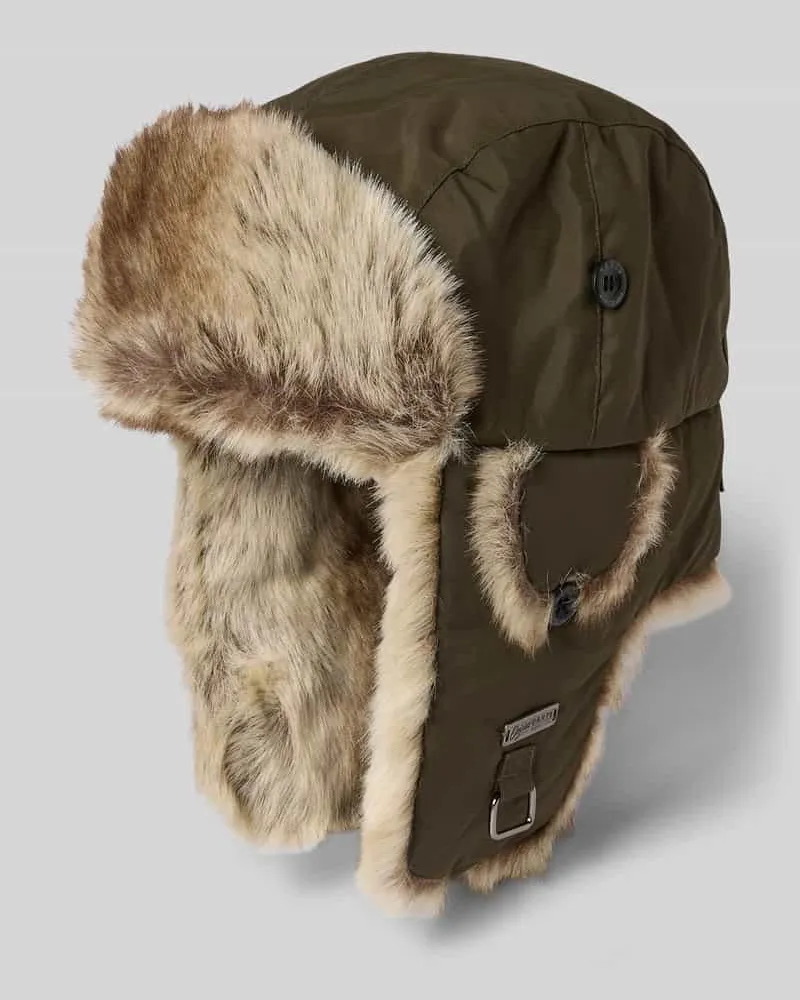 Barts Mütze mit Ohrenklappen Modell 'KAMIKAZE Oliv