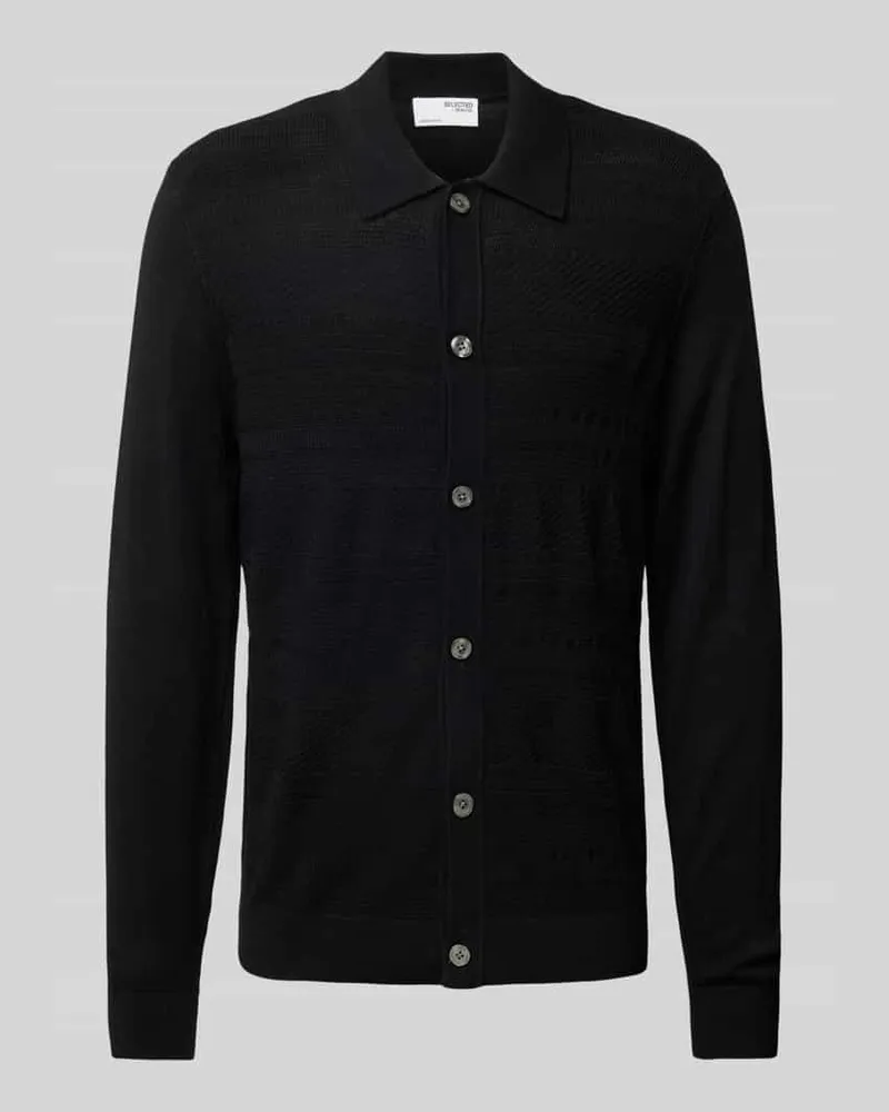 Selected Homme Cardigan mit Umlegekragen Modell 'TRAY 