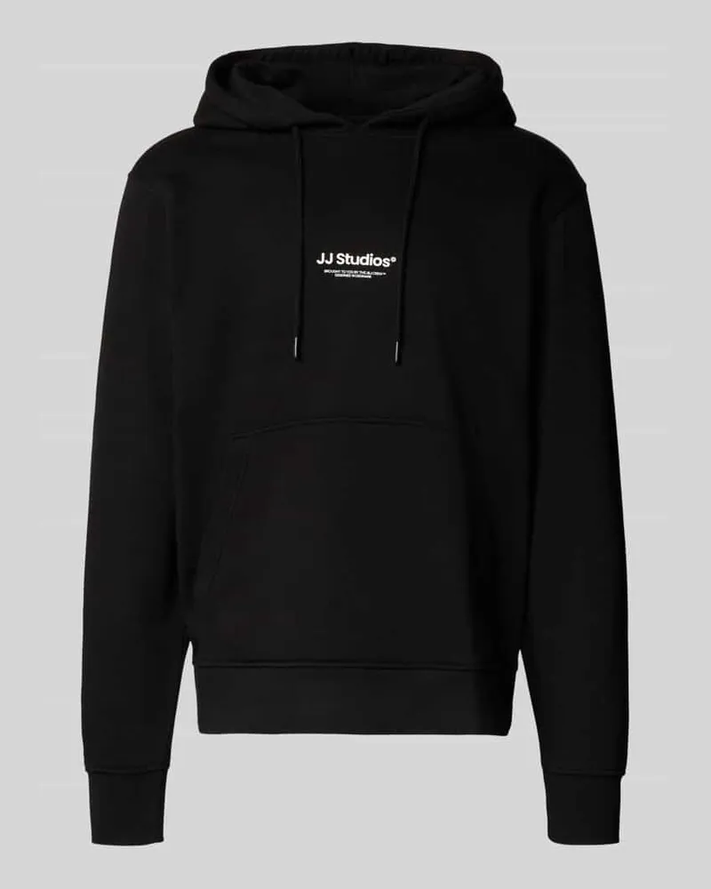 Jack & Jones Hoodie mit Label-Print Modell 'SOHO 