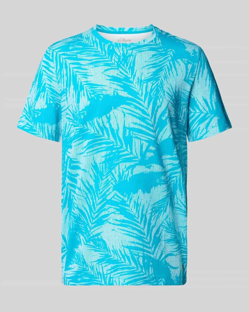 S.Oliver Regular Fit T-Shirt aus reiner Baumwolle 
