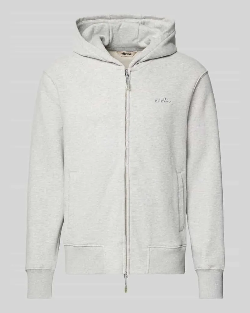 Ellesse Sweatjacke mit Kapuze Modell 'TAURASI Hellgrau