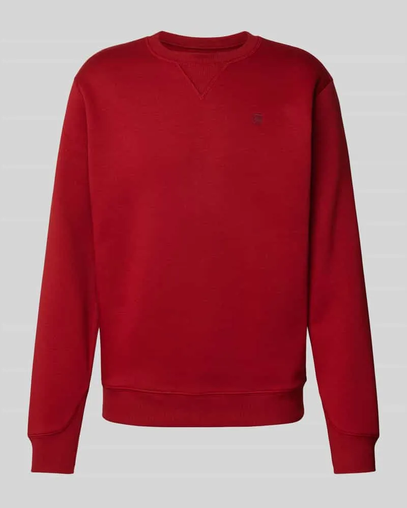 G-STAR RAW Sweatshirt mit Label-Stitching 
