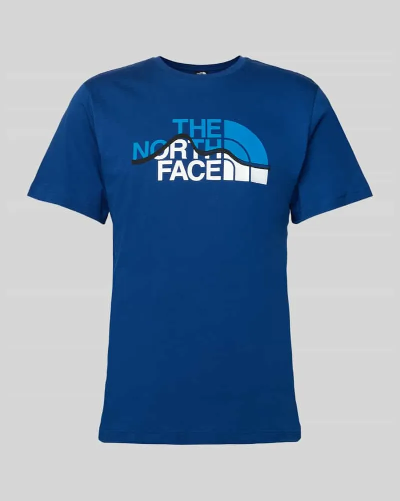 The North Face T-Shirt mit Label-Print Modell 'MOUNTAIN LINE 