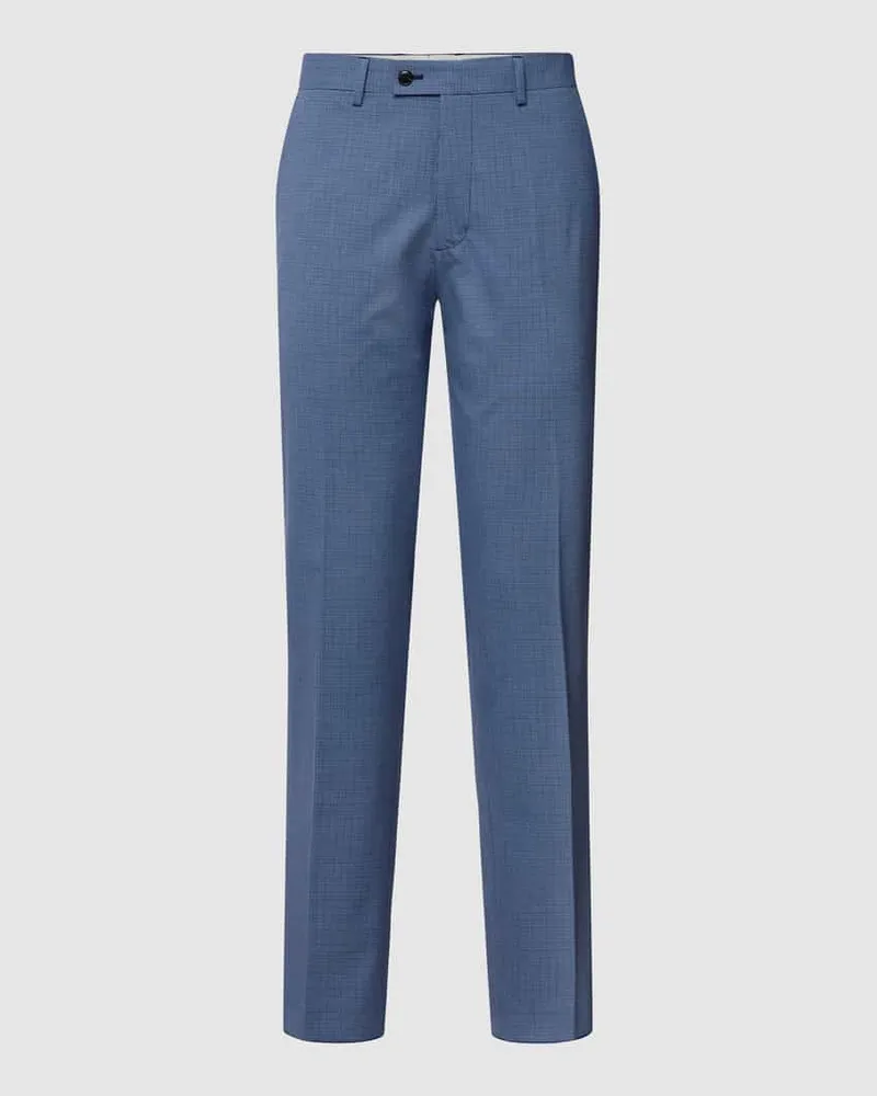 Christian Berg Hose mit französischen Eingrifftaschen Blau
