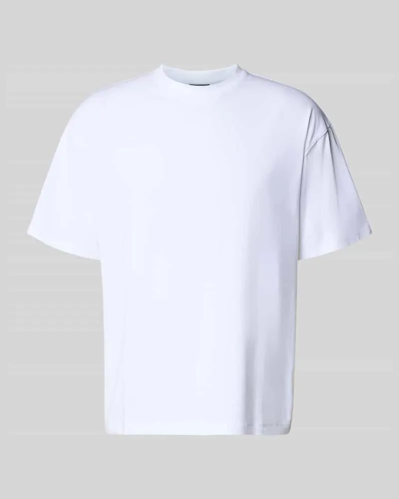 Strellson Regular Fit T-Shirt aus Baumwoll-Mix Modell 'GEZA-R Weiss