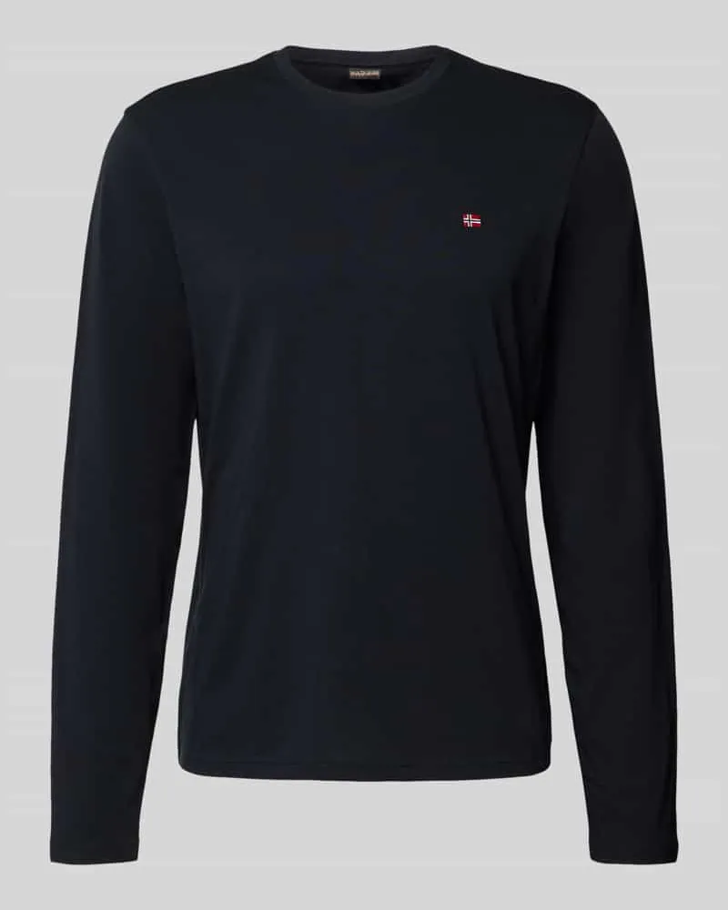 Napapijri Longsleeve mit Logo-Stitching Modell 'Salis 