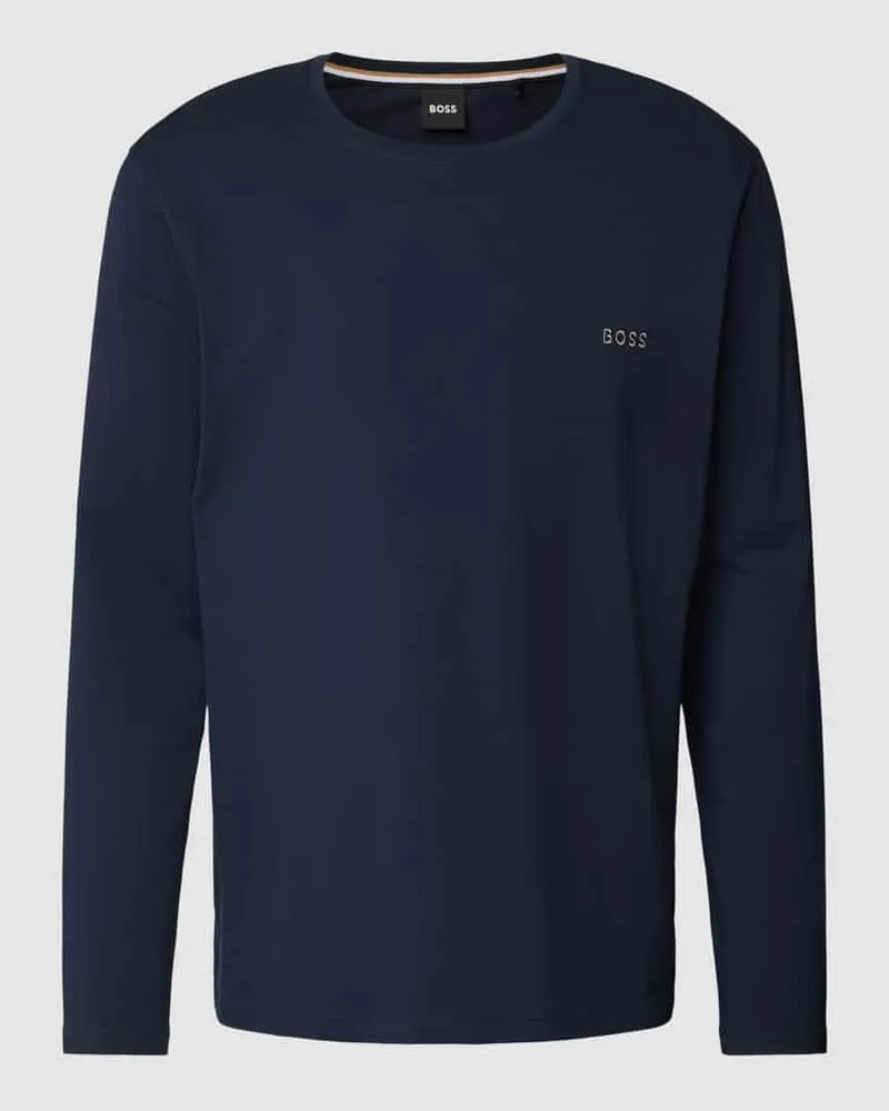 HUGO BOSS Longsleeve mit Label-Stitching Modell 'Mix&Match 