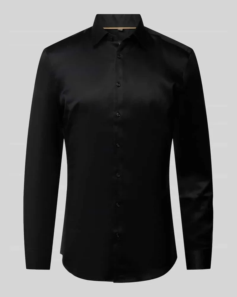 JAKE*S Super Slim Fit Businesshemd mit Kentkragen 