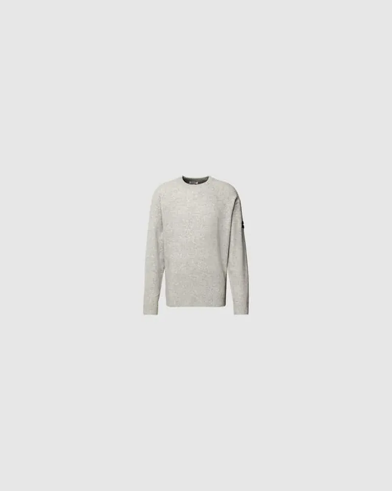 Calvin Klein Strickpullover mit gerippten Abschlüssen