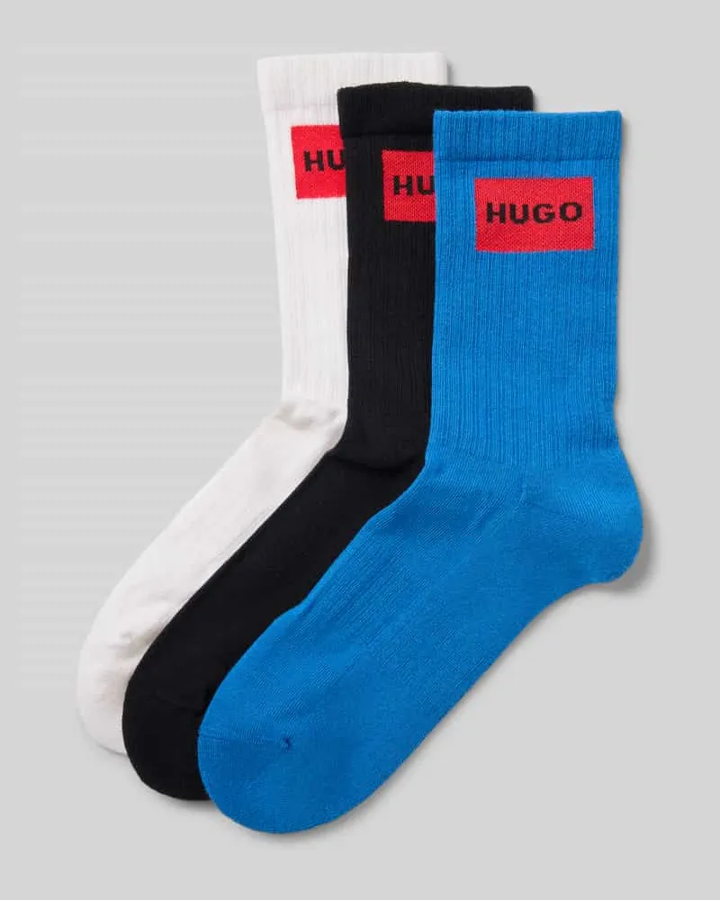 HUGO BOSS Strümpfe aus Baumwoll-Mix im 3er-Pack 