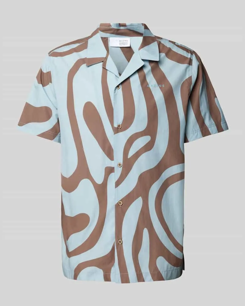 Mazine Regular Fit Freizeithemd mit Reverskragen Hellblau