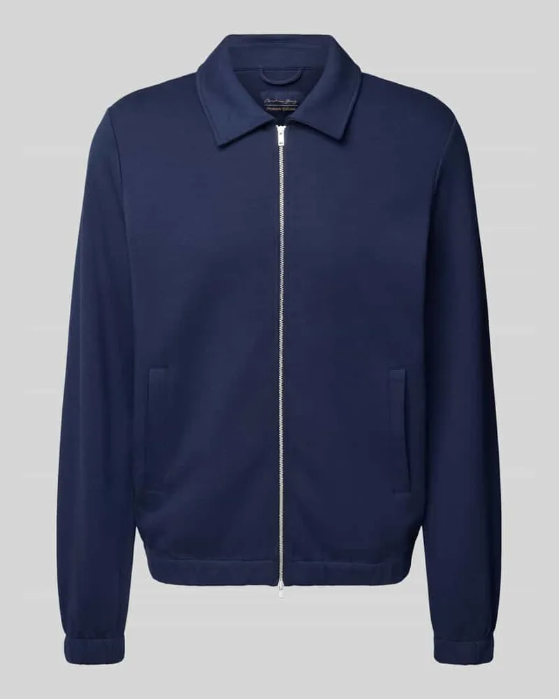 Christian Berg Sweatjacke mit Zweiwege-Reißverschluss 