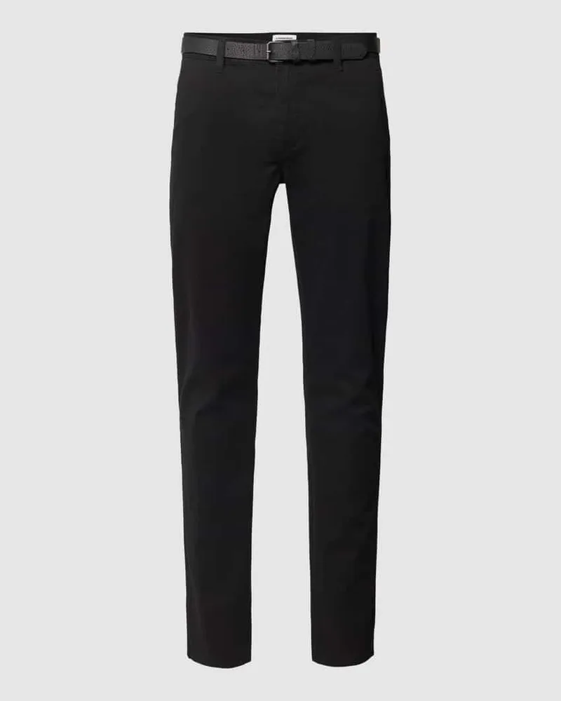 Lindbergh Regular Fit Chino mit Gürtel 