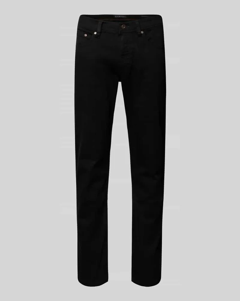 Bugatti Regular Fit Jeans mit Eingrifftaschen Black