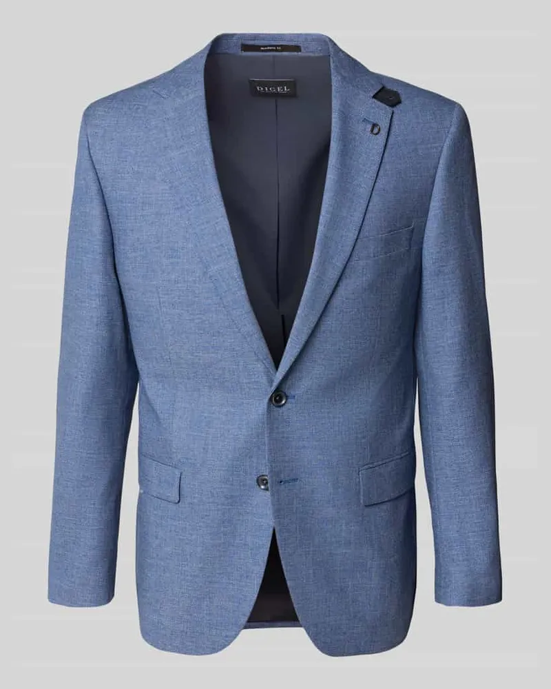 Digel Modern Fit 2-Knopf-Sakko mit Pattentaschen Modell 'Ezzo Hellblau