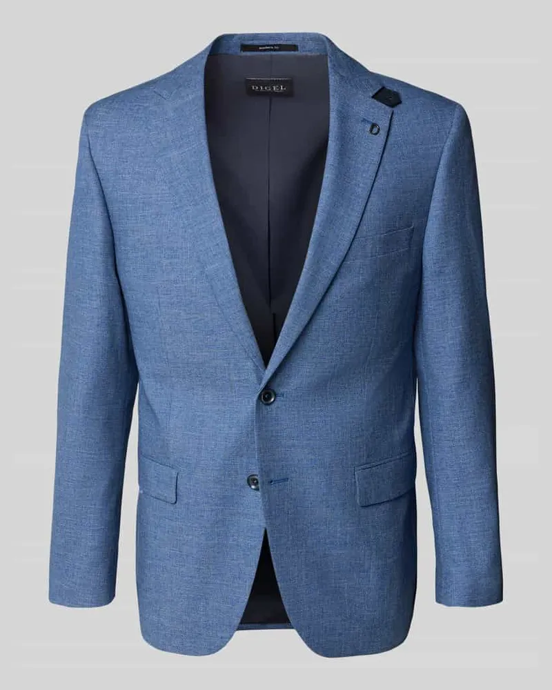Digel Modern Fit 2-Knopf-Sakko mit Pattentaschen Modell 'Ezzo Hellblau