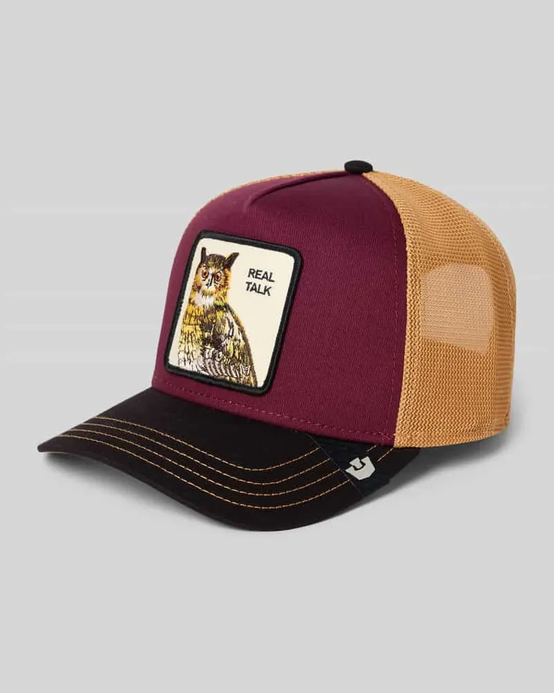 Goorin Bros. Trucker Cap mit Motiv-Patch Modell 'Tricolor Owl 