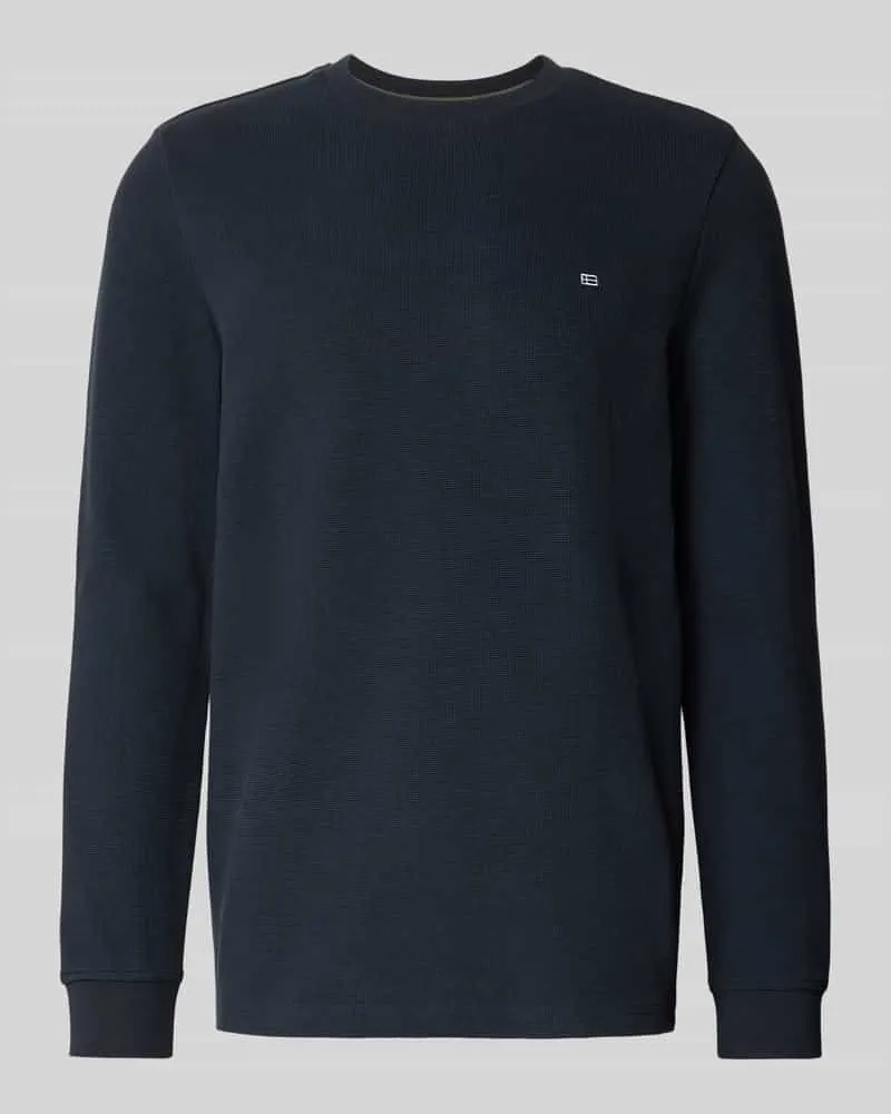 Christian Berg Pullover mit Label-Patch 