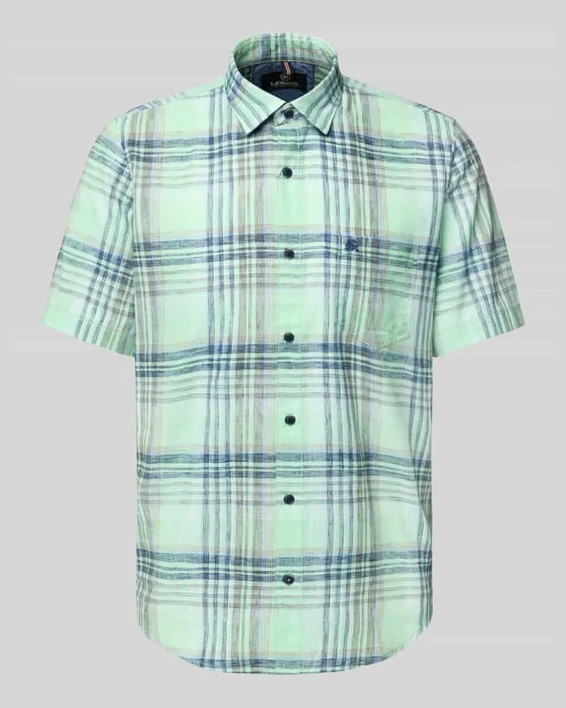 Lerros Regular Fit Freizeithemd mit Kentkragen Mint