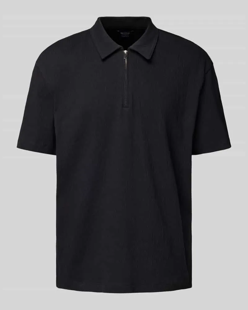 McNeal Regular Fit Poloshirt mit kurzem Reißverschluss 
