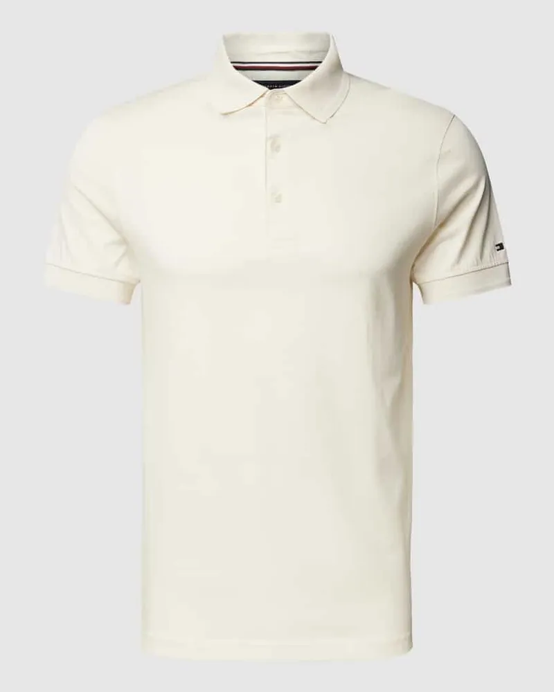 Tommy Hilfiger Regular Fit Poloshirt mit Logo-Stitching 