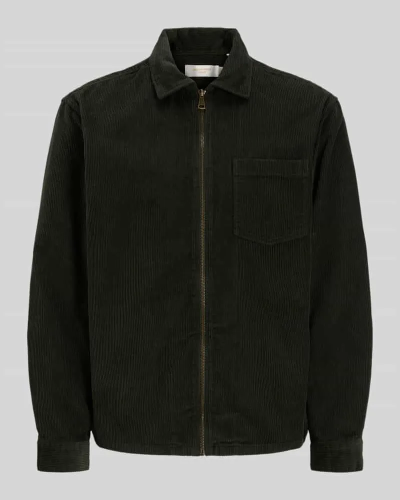 Jack & Jones Bomberjacke mit Cordstruktur Oliv