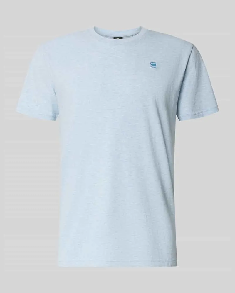 G-STAR RAW Regular Fit T-Shirt aus reiner Baumwolle Hellblau