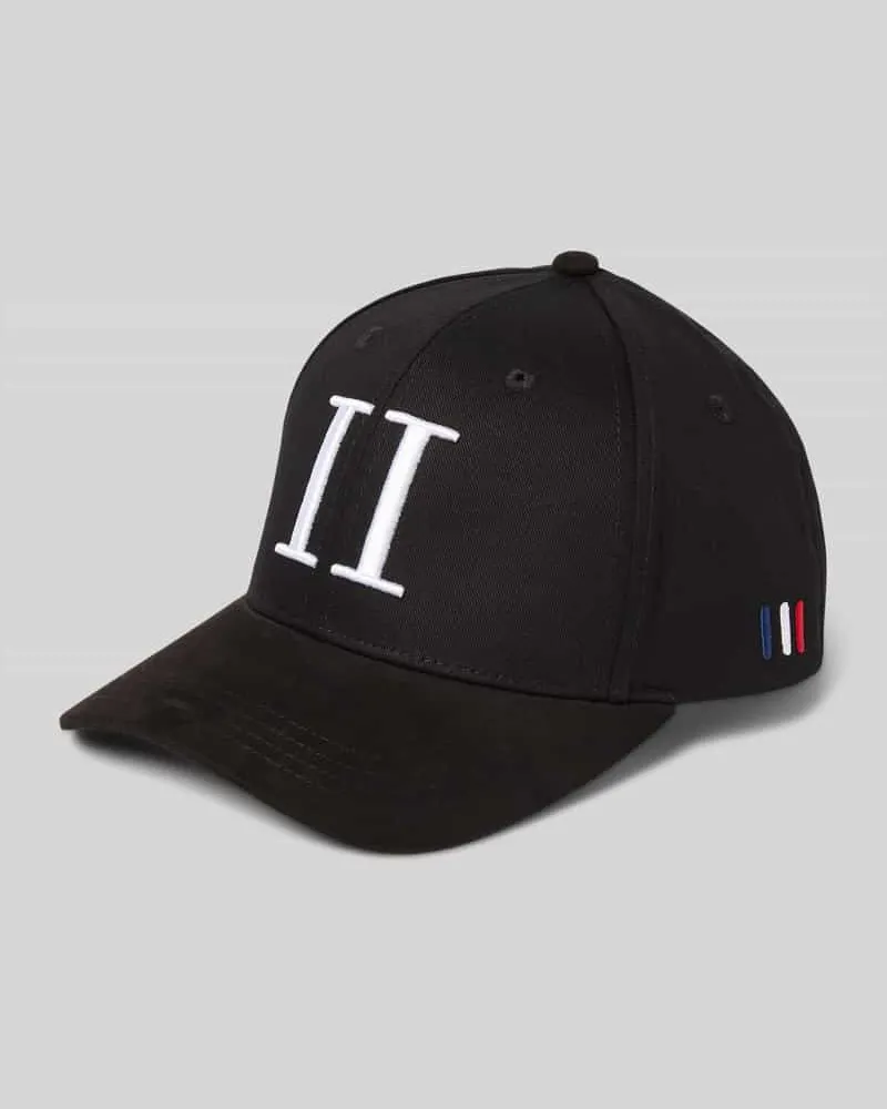 LES DEUX Basecap mit Label-Detail Black