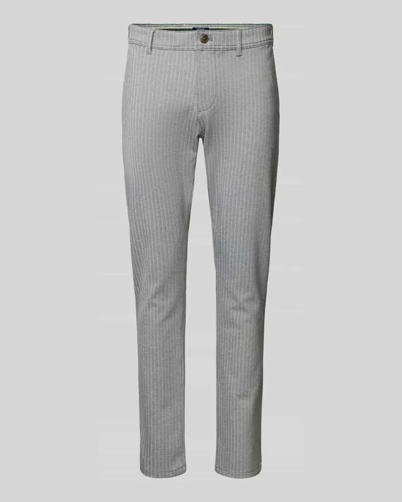 McNeal Super Slim Fit Hose mit Gesäßtaschen Mittelgrau