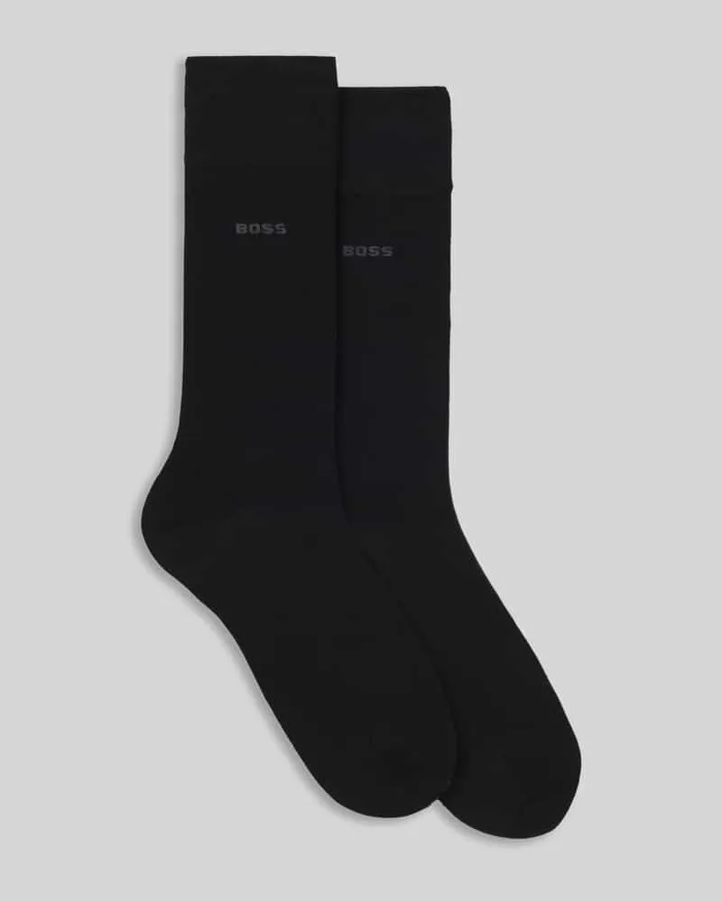 HUGO BOSS Socken aus Viskose-Mix im 2er-Pack Black