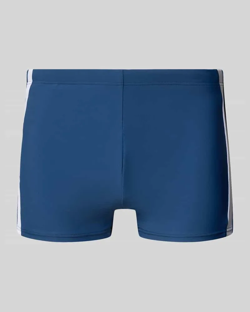 Schiesser Slim Fit Badehose mit elastischem Bund Marine