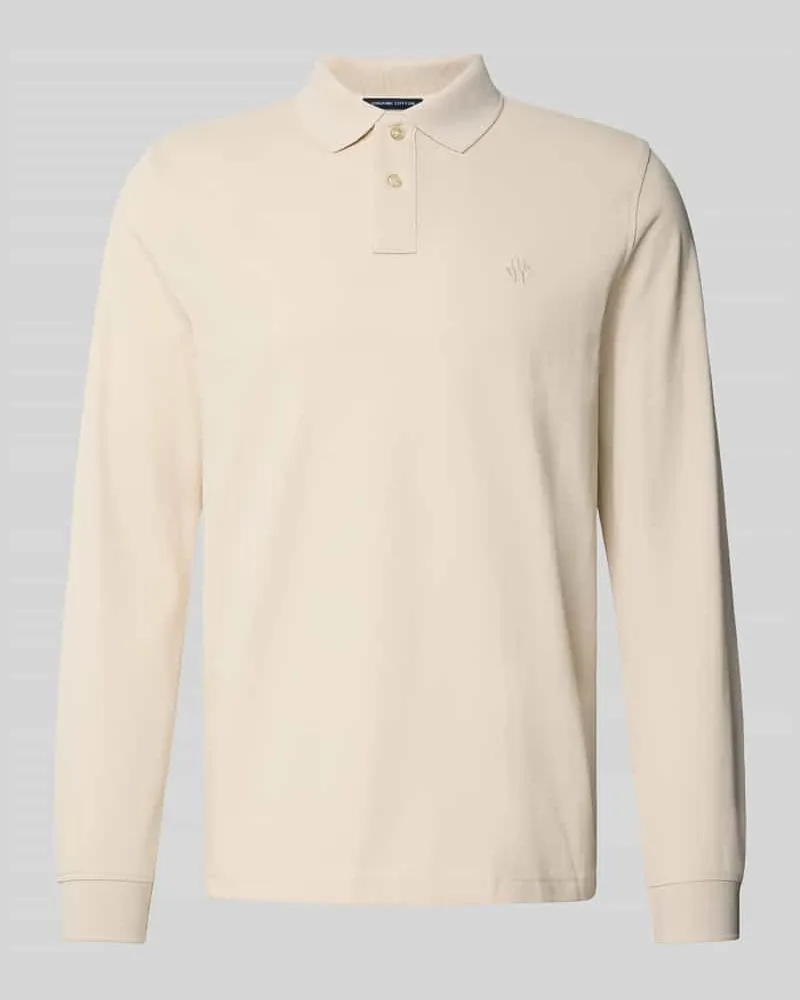 McNeal Regular Fit Poloshirt mit Label-Stitching Sand