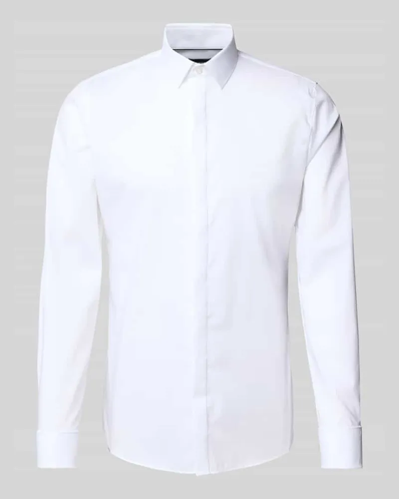 Olymp Super Slim Fit Smokinghemd aus Popeline Modell 'URBAN KENT 
