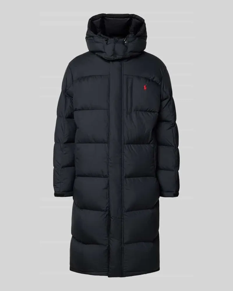 Ralph Lauren Steppjacke in Überlänge Black