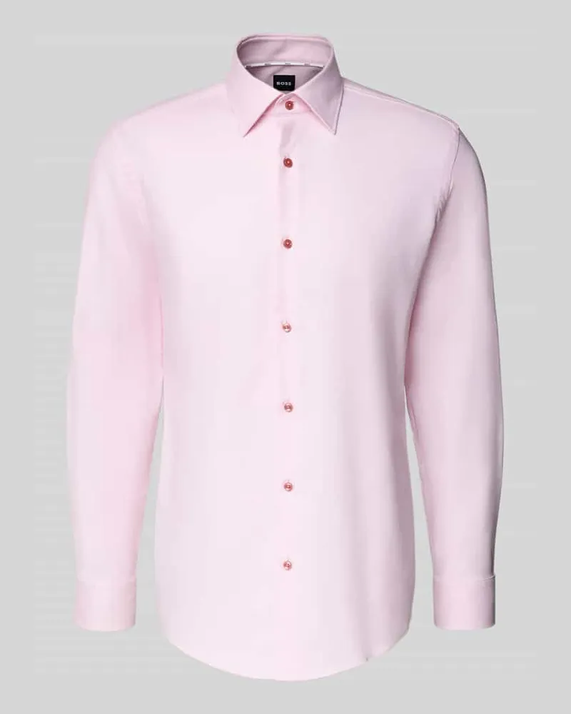 HUGO BOSS Slim Fit Businesshemd aus Baumwoll-Elasthan-Mix 
