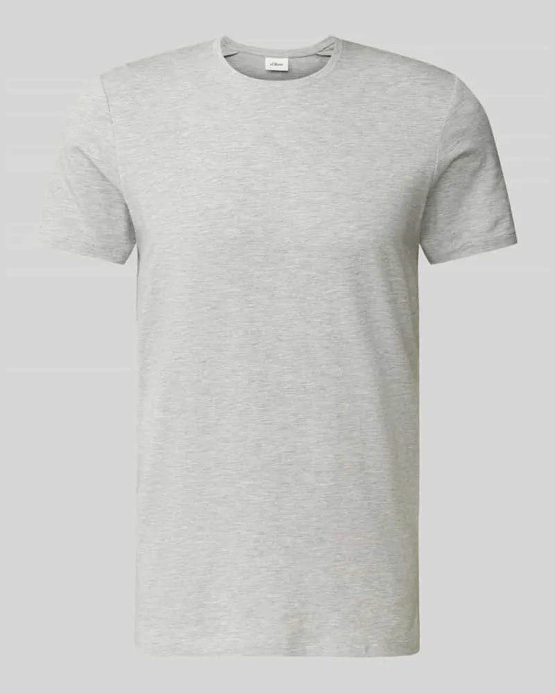 S.Oliver Regular Fit T-Shirt mit Rundhalsausschnitt 