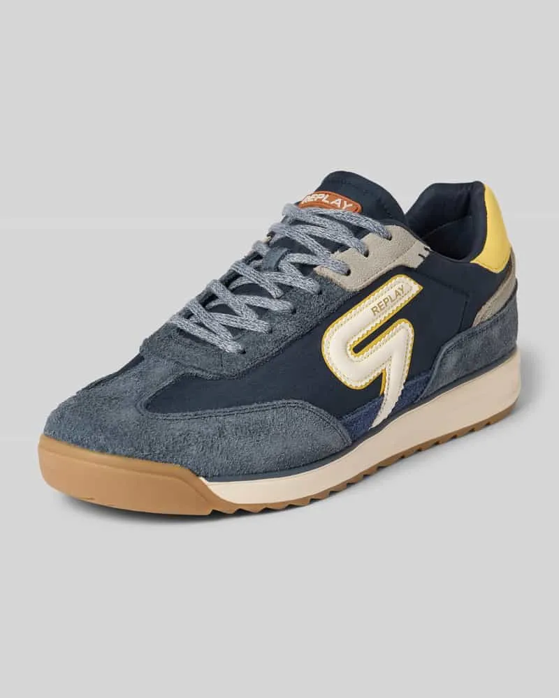 Replay Sneaker mit Label-Details Modell 'YARD UNION Marine