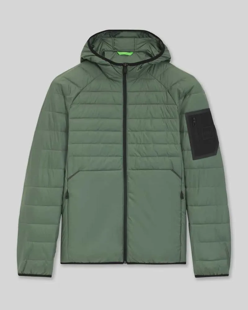 HUGO BOSS Regular Fit Steppjacke mit Reißverschlusstaschen Modell 'URBANEX Lind
