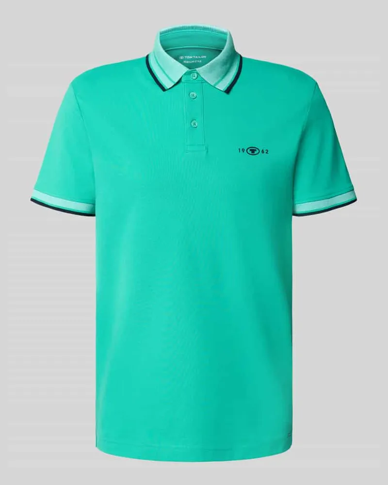 Tom Tailor Regular Fit Poloshirt aus Baumwoll-Mix 