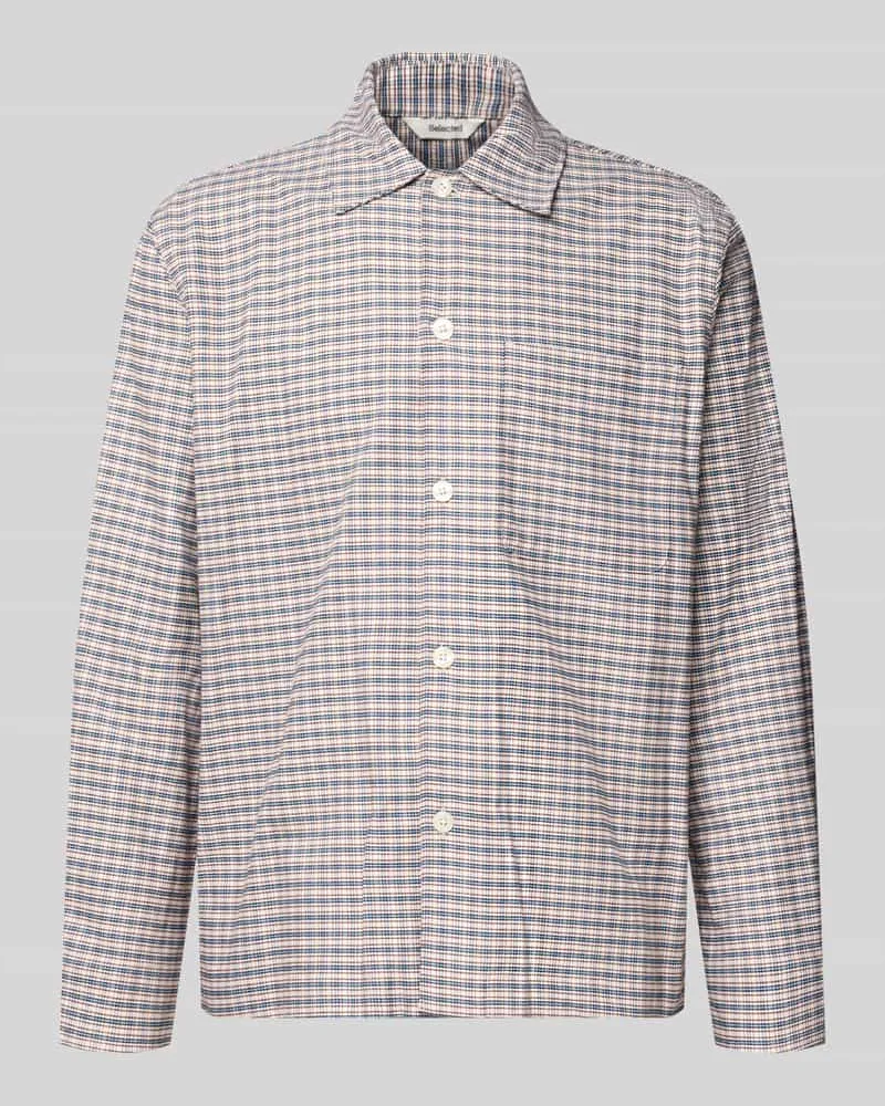 Selected Freizeithemd mit Umlegekragen Offwhite