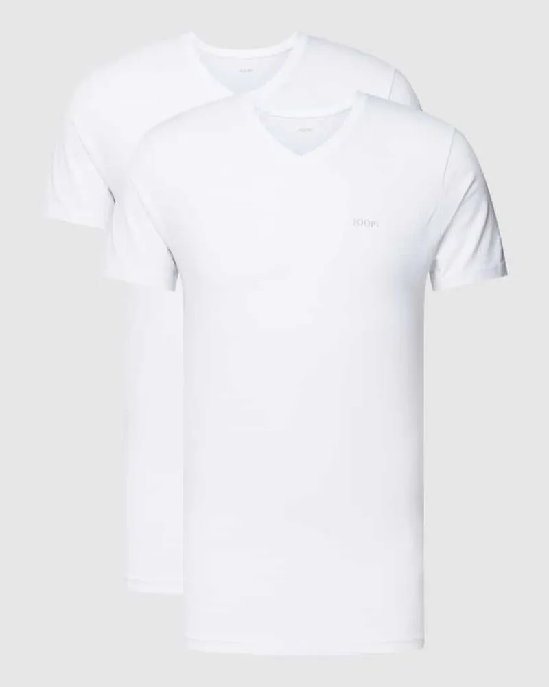 JOOP! Unterhemd mit V-Ausschnitt Weiss