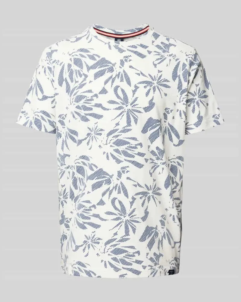 Lerros T-Shirt mit Rundhalsausschnitt 
