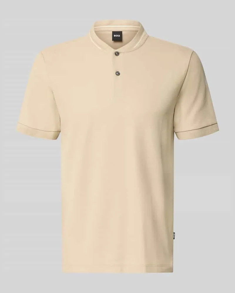 HUGO BOSS Regular Fit Poloshirt aus einer Baumwolle C-PRATT40 Beige