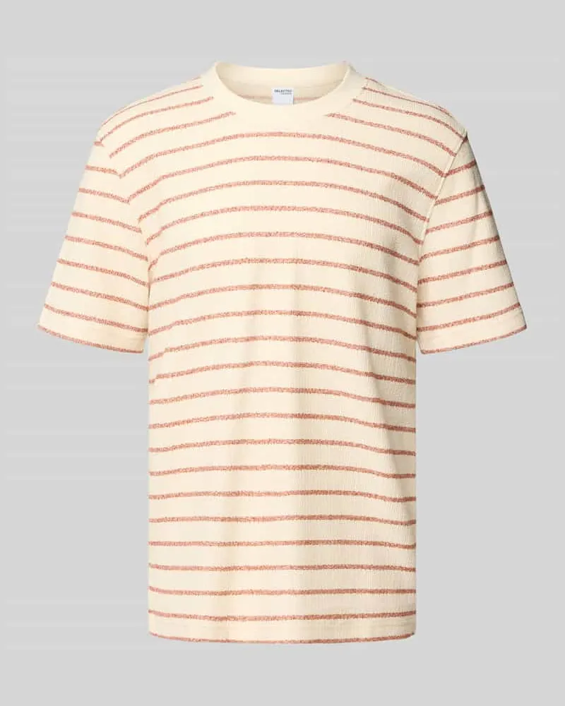 Selected Homme Regular Fit T-Shirt aus Baumwoll-Mix Modell 'DJANGO 