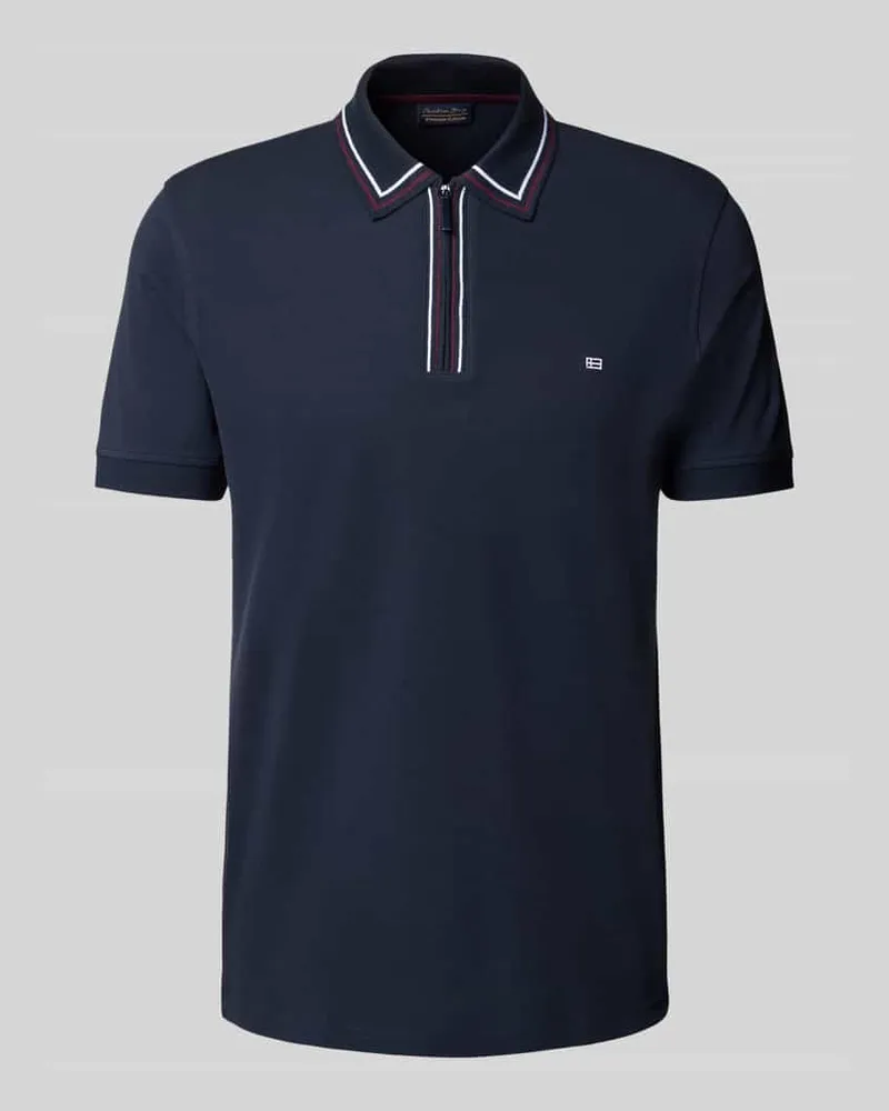 Christian Berg Regular Fit Poloshirt mit Reißverschluss 