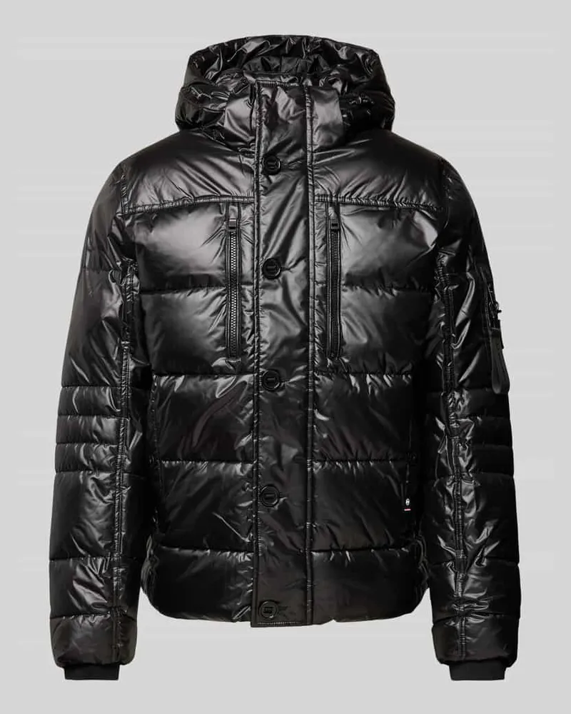 Tom Tailor Regular Fit Steppjacke mit abnehmbarer Kapuze 